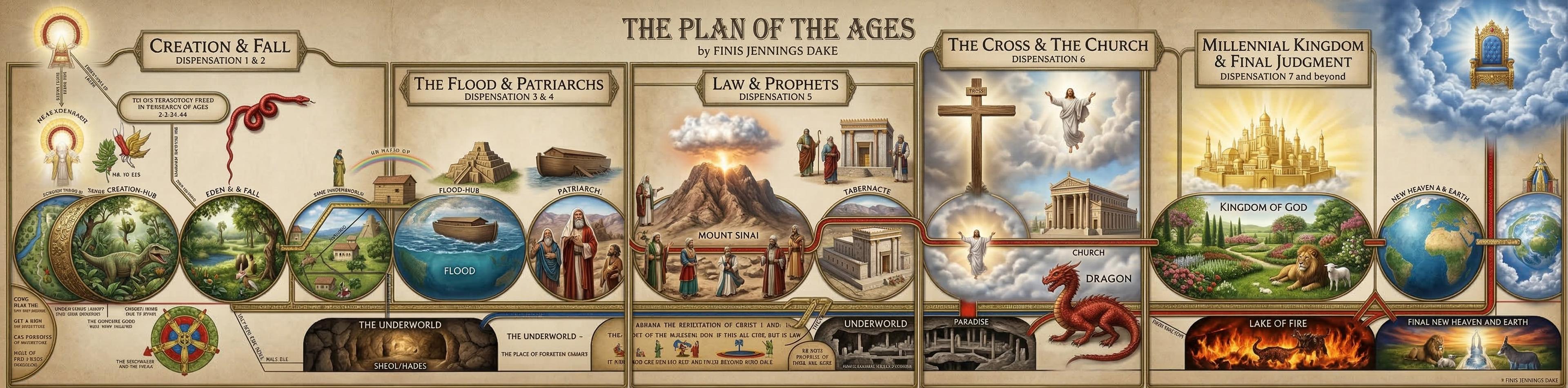 God's Universal Plan for Creation — Complete Overview Chart