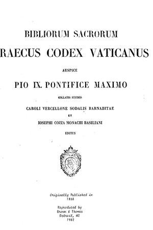 Codex Vaticanus