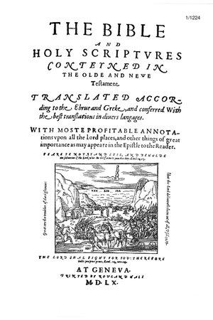 The Geneva Bible (1560)