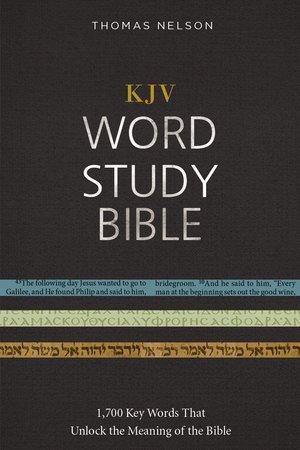 KJV, Word Study Bible, Red Letter