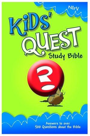 NIrV, Kids' Quest Study Bible